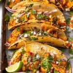 20 Minute Mini Baked Chicken Tacos