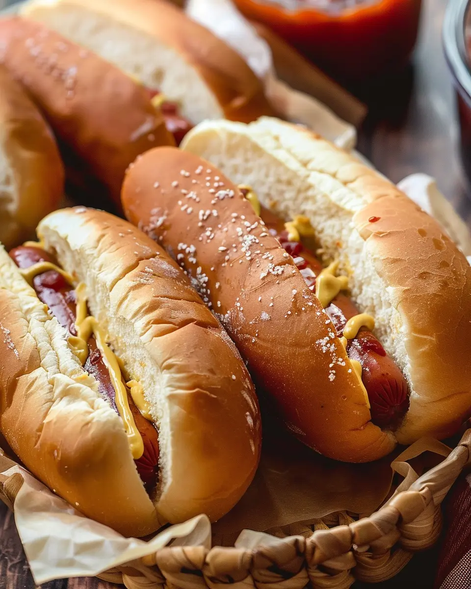1Hour Hot Dog Buns Homemade Hot Dog Buns