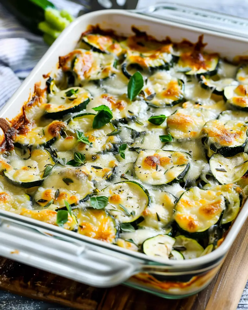 Easy Cheesy Zucchini Bake Recipe
