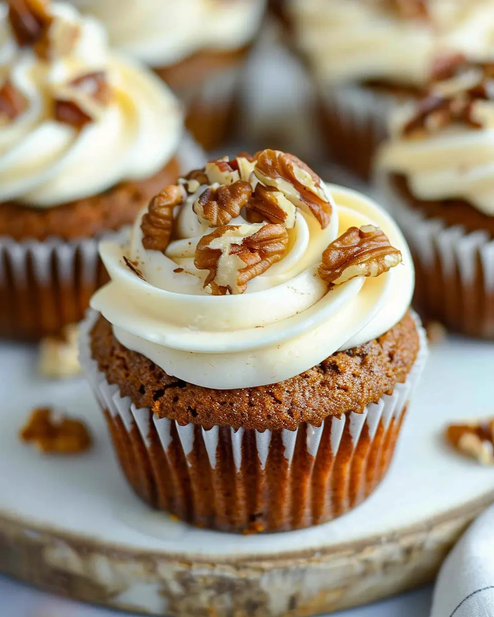 Easy Carrot Cake Cupcakes