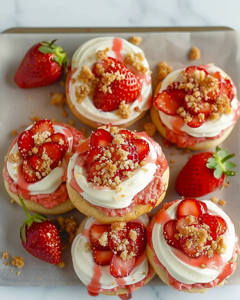 Strawberry Crunch Shortcake Cookies: The Best Homemade Delight