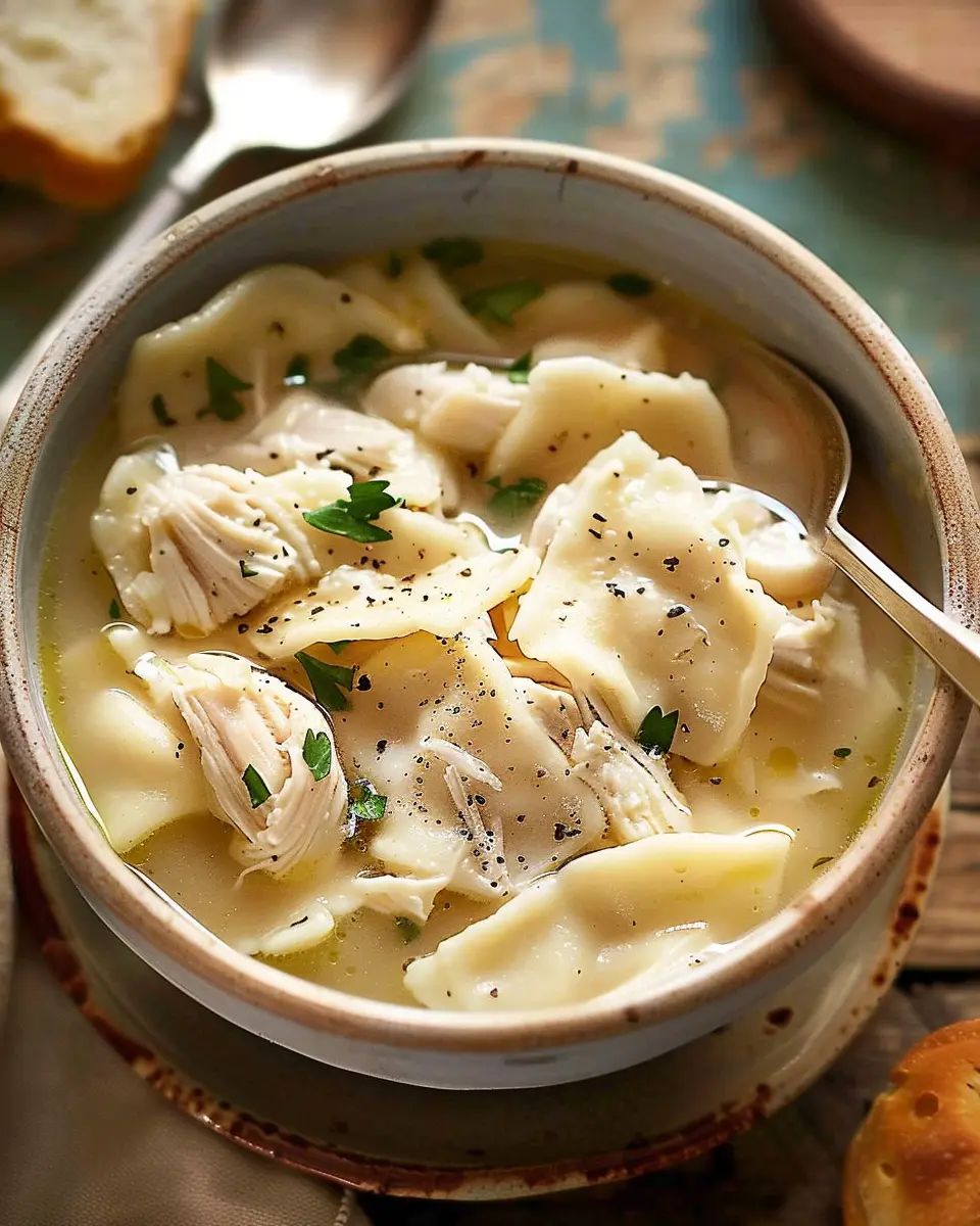 Old-Fashioned Chicken and Dumplings