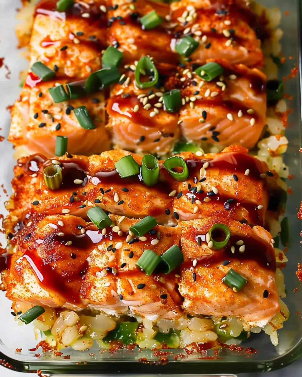 Spicy Salmon Sushi Bake Recipe: Easy Comfort Food Delight