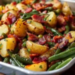 Country Ranch Green Beans ‘and Potatoes with Bacon
