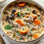 Cozy Autumn Wild Rice Soup