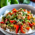 Ground Turkey and Peppers