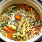 Crockpot Chicken Noodle Soup