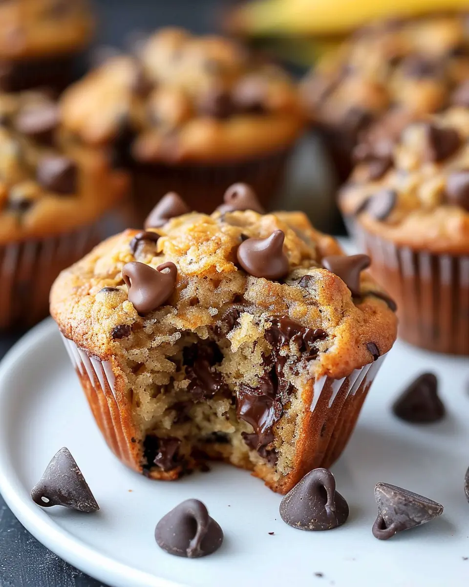 Banana Chocolate Chip Muffins