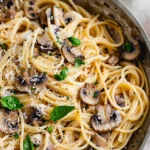 Mushroom Garlic Butter Pasta