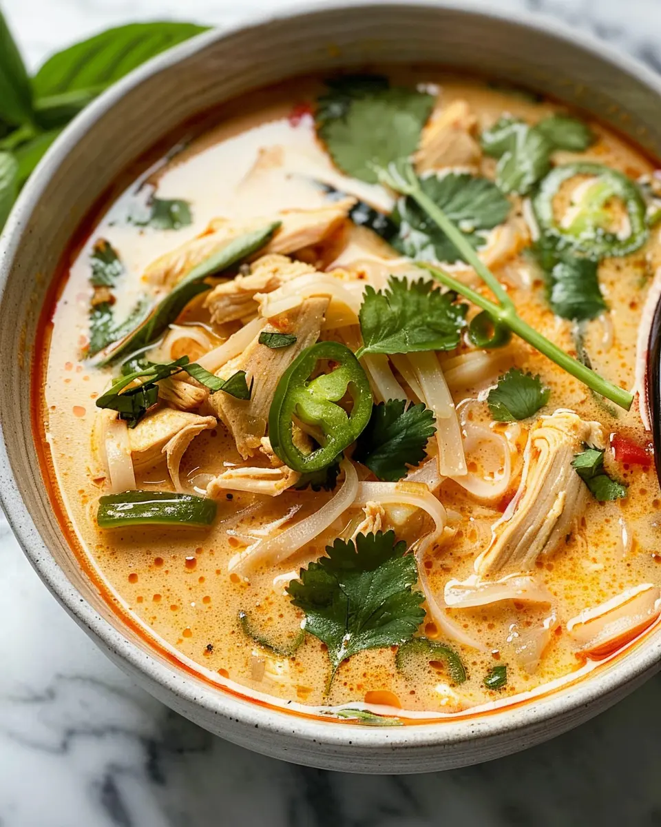 Easy Thai Chicken Curry Soup: A Cozy Bowl of Flavorful Comfort
