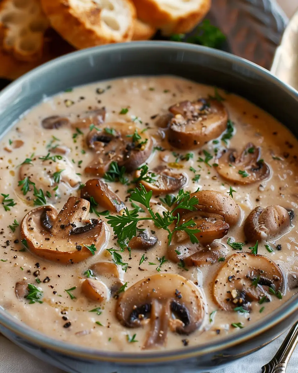 Creamy Mushroom Soup: The Best Comforting Recipe for All Ages