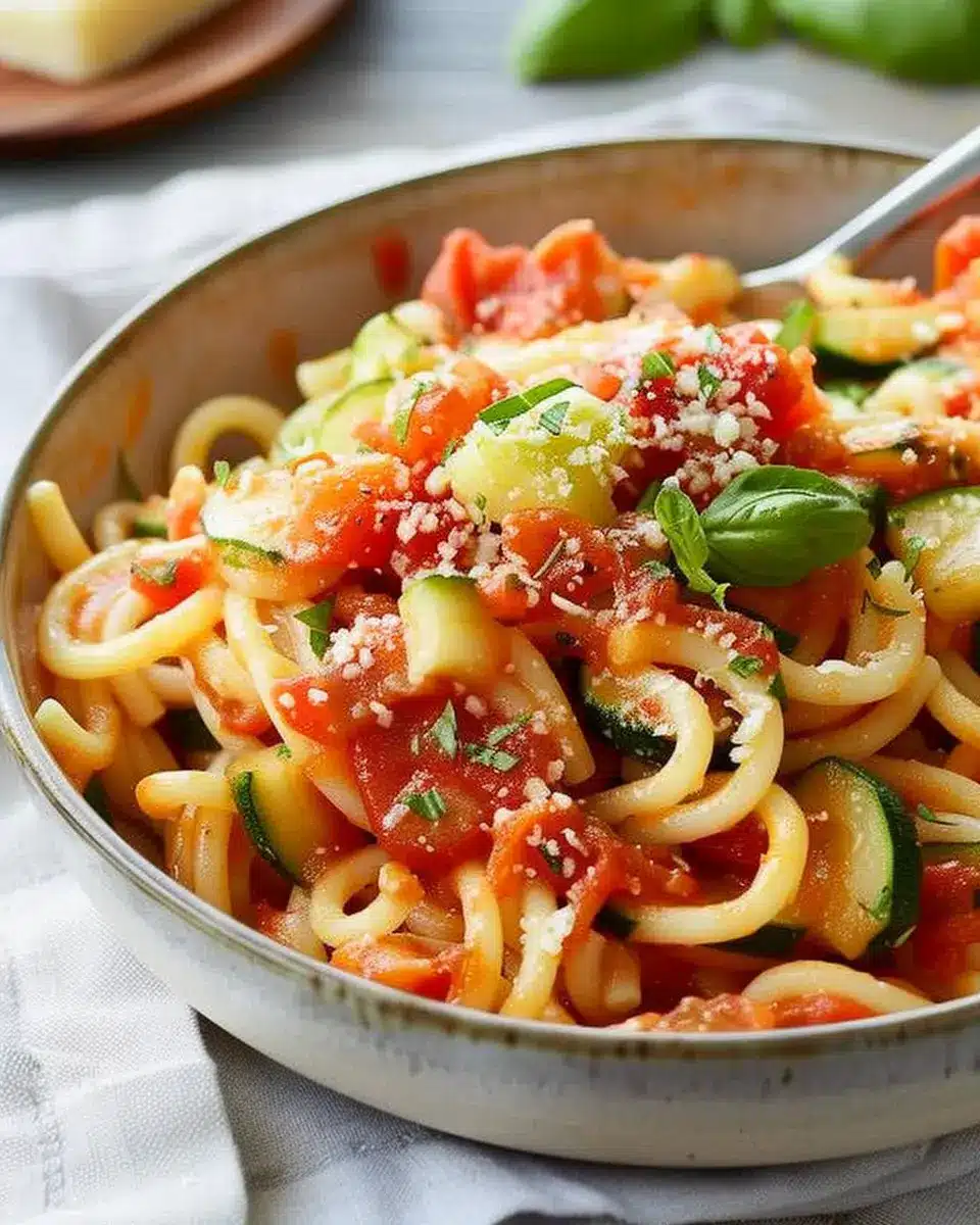 Best Weeknight Tomato Zucchini Pasta