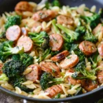 Chicken Sausage and Broccoli Orzo