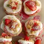 Strawberry Crunch Shortcake Cookies