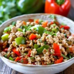 Ground Turkey and Peppers