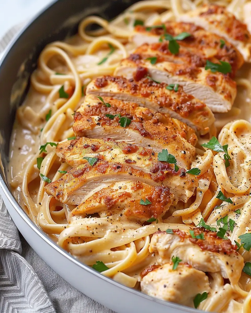Creamy Cajun Chicken Pasta: Indulgent Comfort with Turkey Bacon