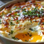 Baked Cottage Cheese Eggs: