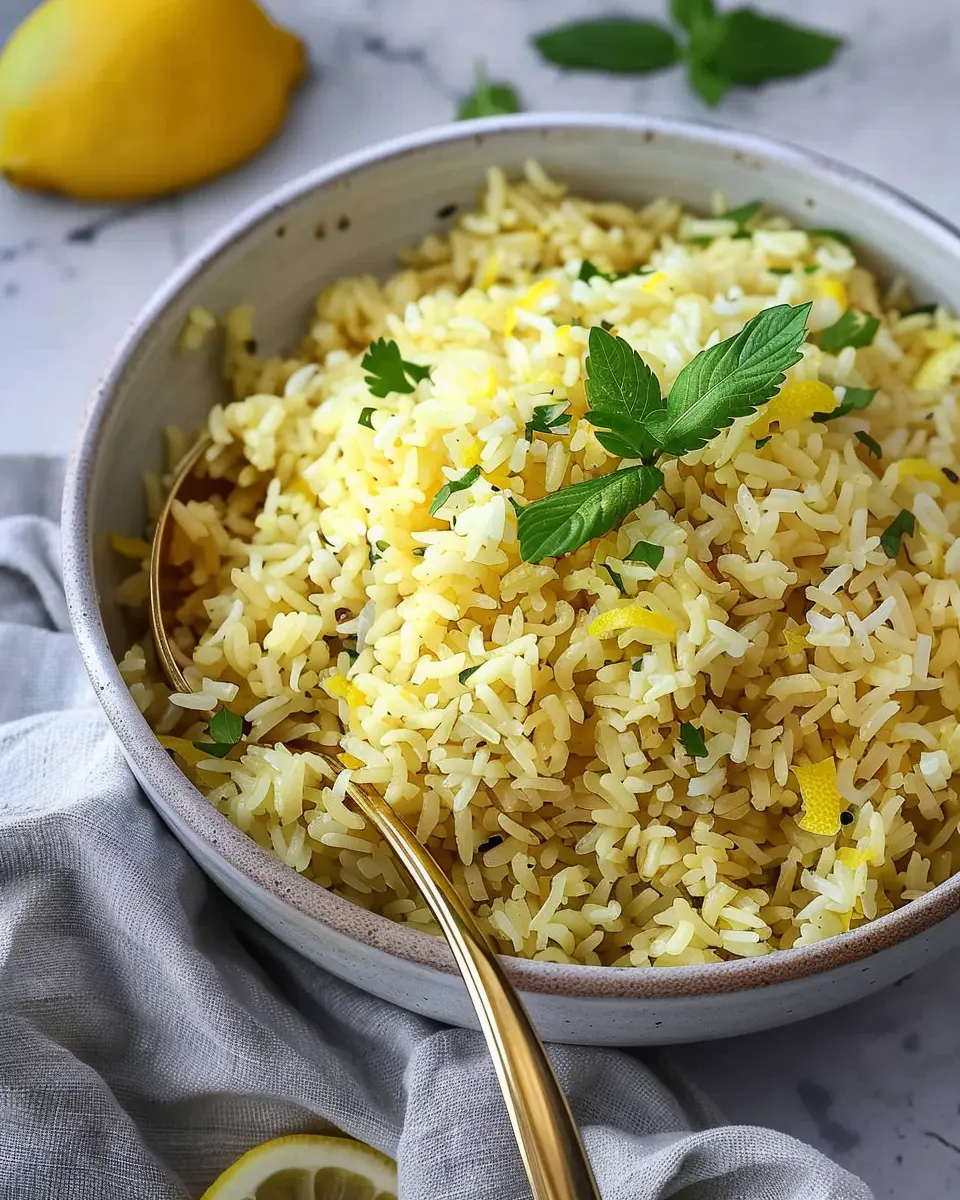 Greek Lemon Rice