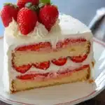 Japanese Strawberry Sponge Cake