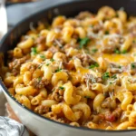 One-Pot Cheeseburger Macaroni