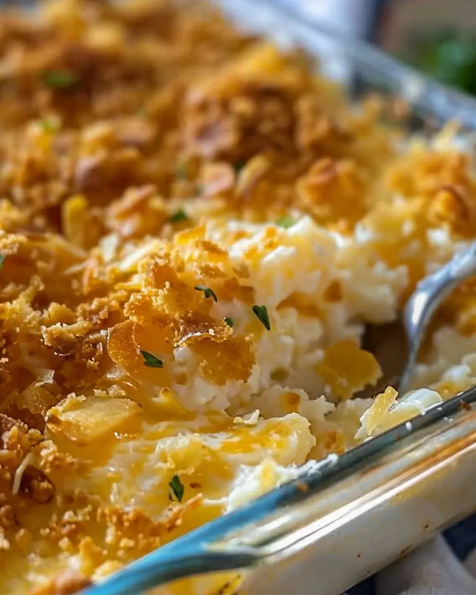 Funeral Potatoes: Easy Comfort Food with Turkey Bacon Delight