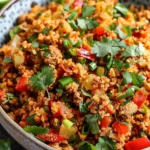 20-Minute Spicy Cauliflower Rice With Ground Turkey