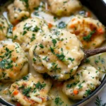 Springtime Chicken & Dumplings with Hella Fresh Herbs
