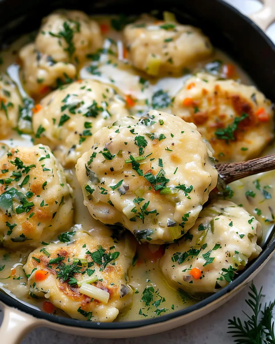 Springtime Chicken & Dumplings with Hella Fresh Herbs Made Easy