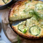 Keto Zucchini Ricotta Cheesecake
