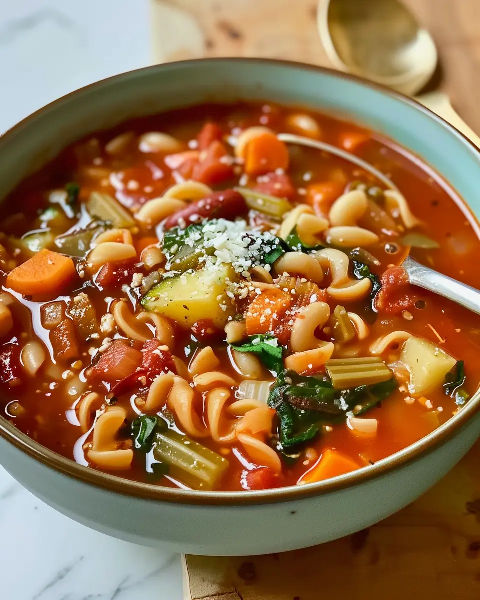 Homemade Minestrone Soup