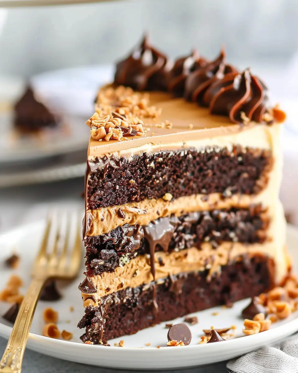Peanut Butter Chocolate Layer Cake: The Best Indulgent Treat