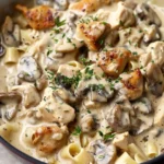 Creamy Chicken Stroganoff