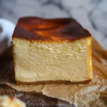 Loaf Pan Basque Cheesecake