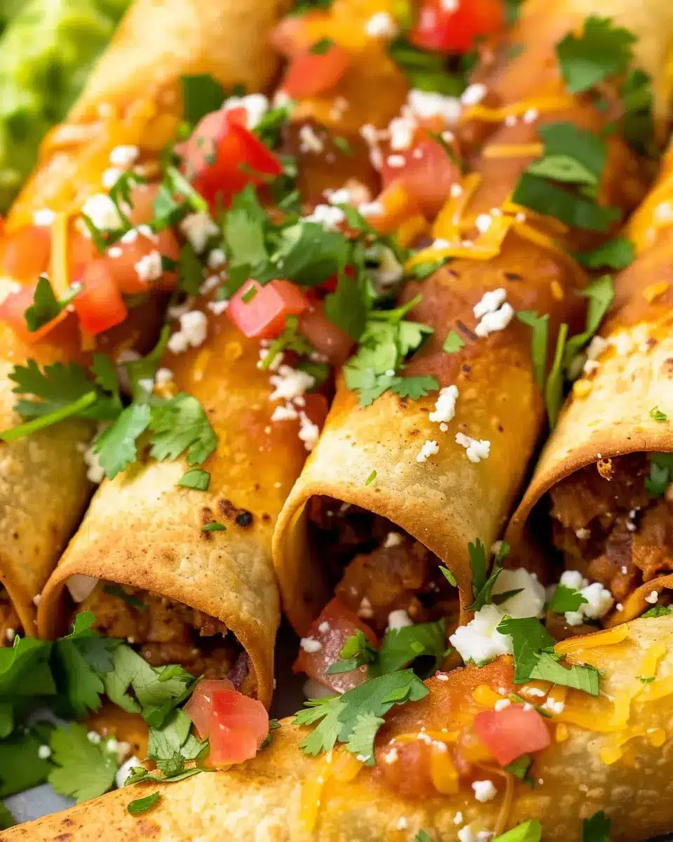 Oven Baked Beef Taquitos