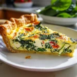 Cottage Cheese Spinach Quiche