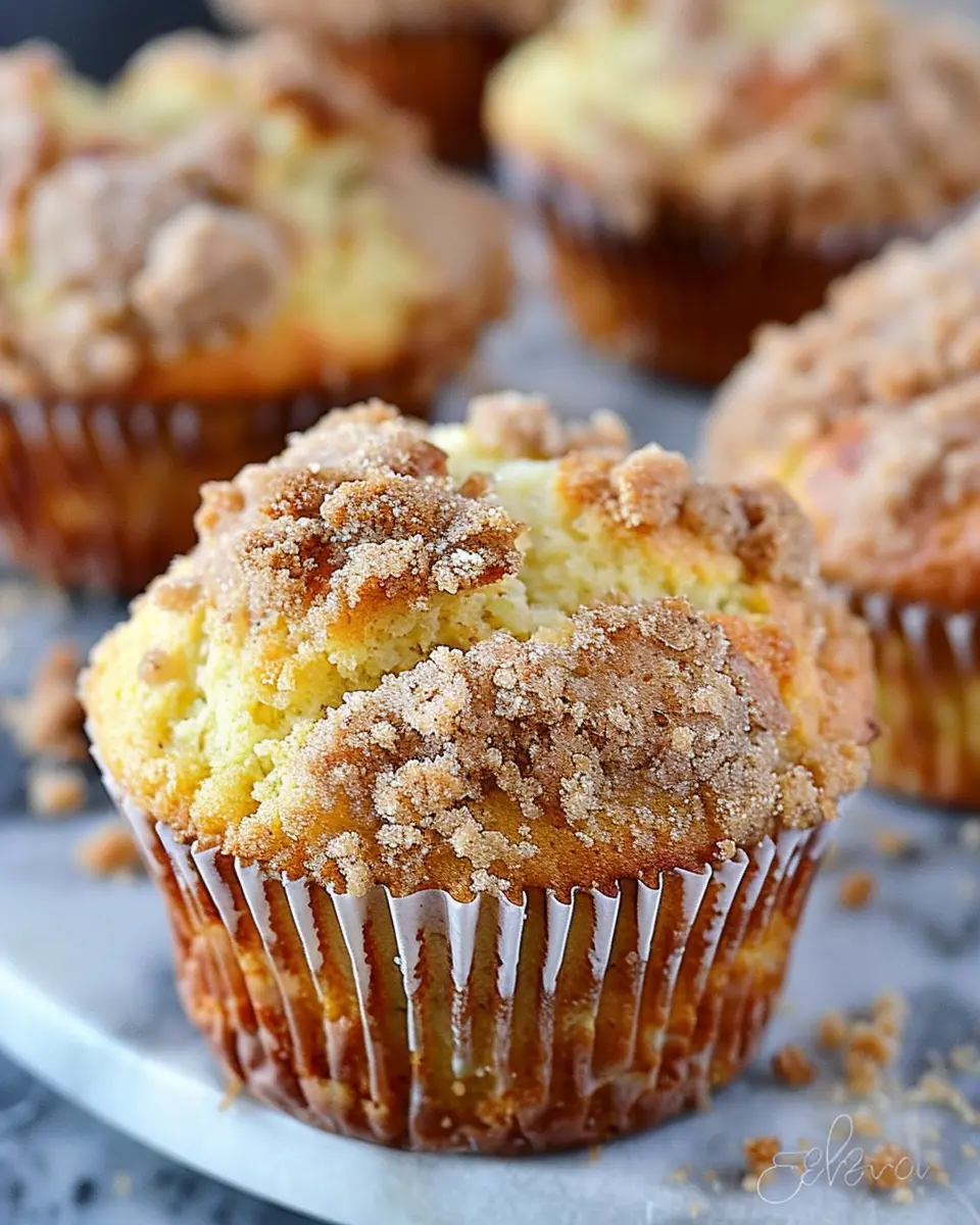 Sour Cream Coffee Cake Muffins