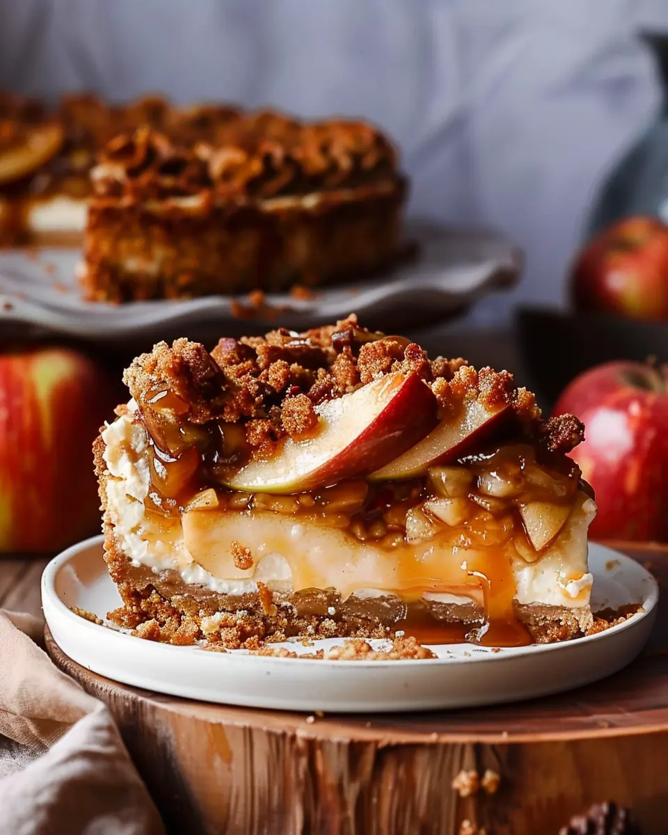 Salted Caramel Apple Pie Cheesecake: The Best Indulgent Twist