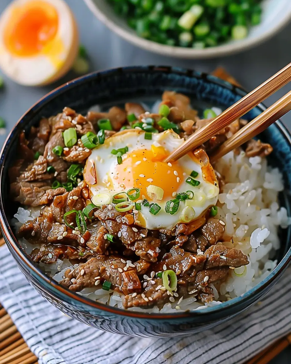 Gyudon Recipe: Easy and Indulgent Beef Rice Bowl at Home