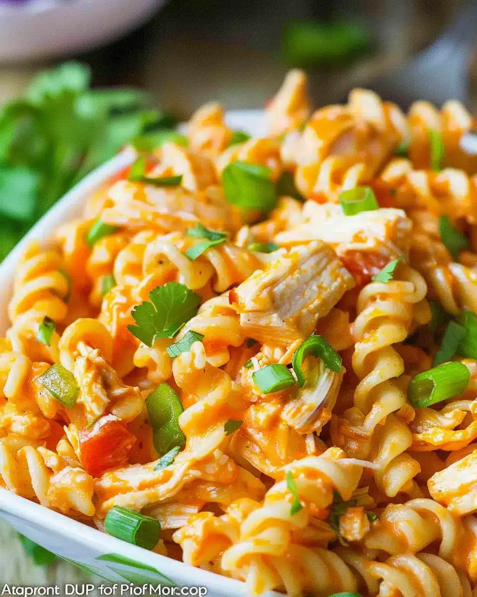 Buffalo Chicken Pasta Salad: Easy Twist with Turkey Bacon