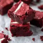 The Best Fudgy Red Velvet Brownies Recipe