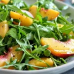 Peach and Arugula Salad