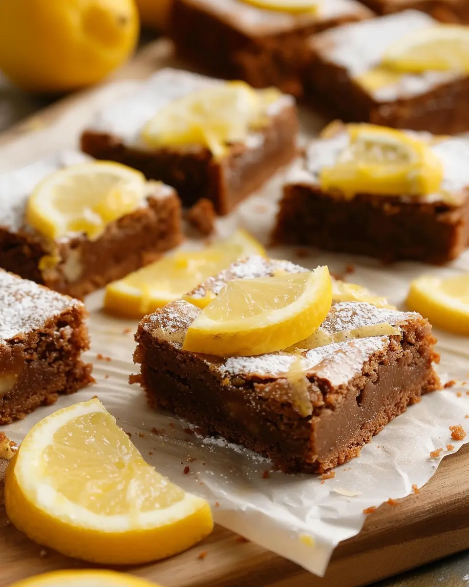Lemon Brownies