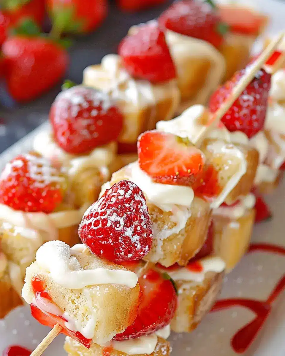 Strawberry Shortcake Kabobs