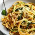 Simple Fresh Zucchini Pasta Sauce