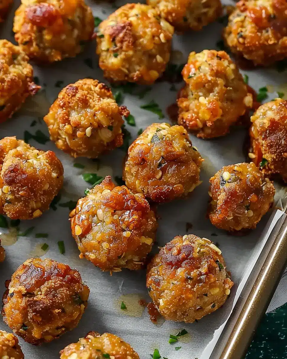 Million Dollar Sausage Balls: Easy Beef &amp; Turkey Bacon Treats