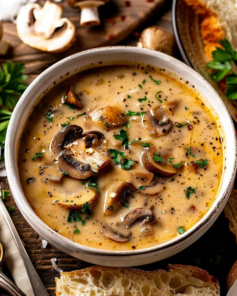 Hungarian Mushroom Soup: Indulgent Comfort with Turkey Bacon