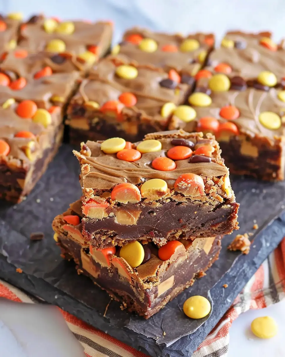 Chewy REESE’s PIECES Peanut Butter Brownie Bliss You Can’t Resist