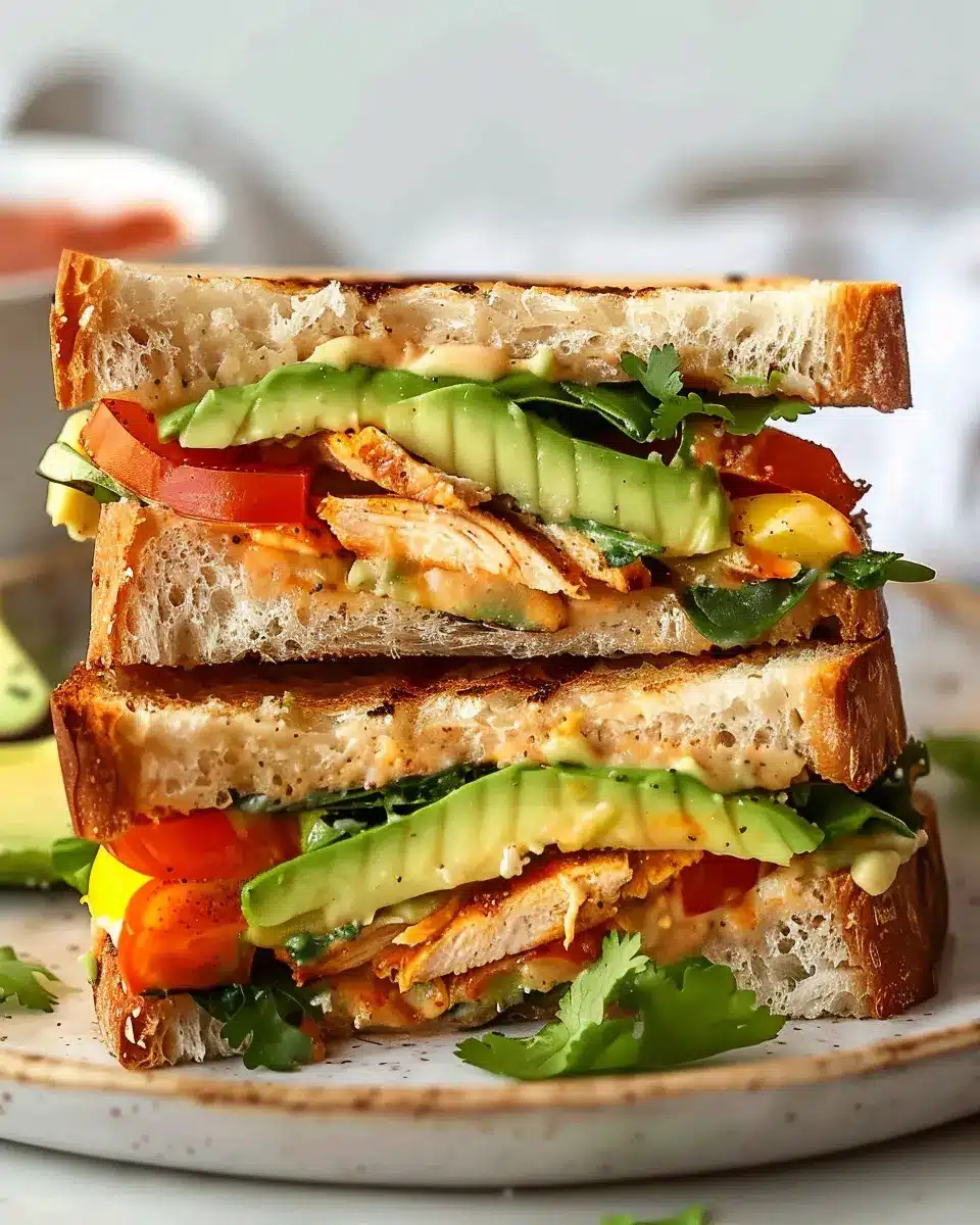 Chipotle Chicken Avocado Melt: Easy Comfort Food Delight