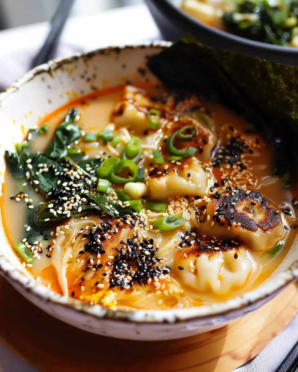 Dumpling Ramen Soup: A Comforting Twist with Turkey Bacon