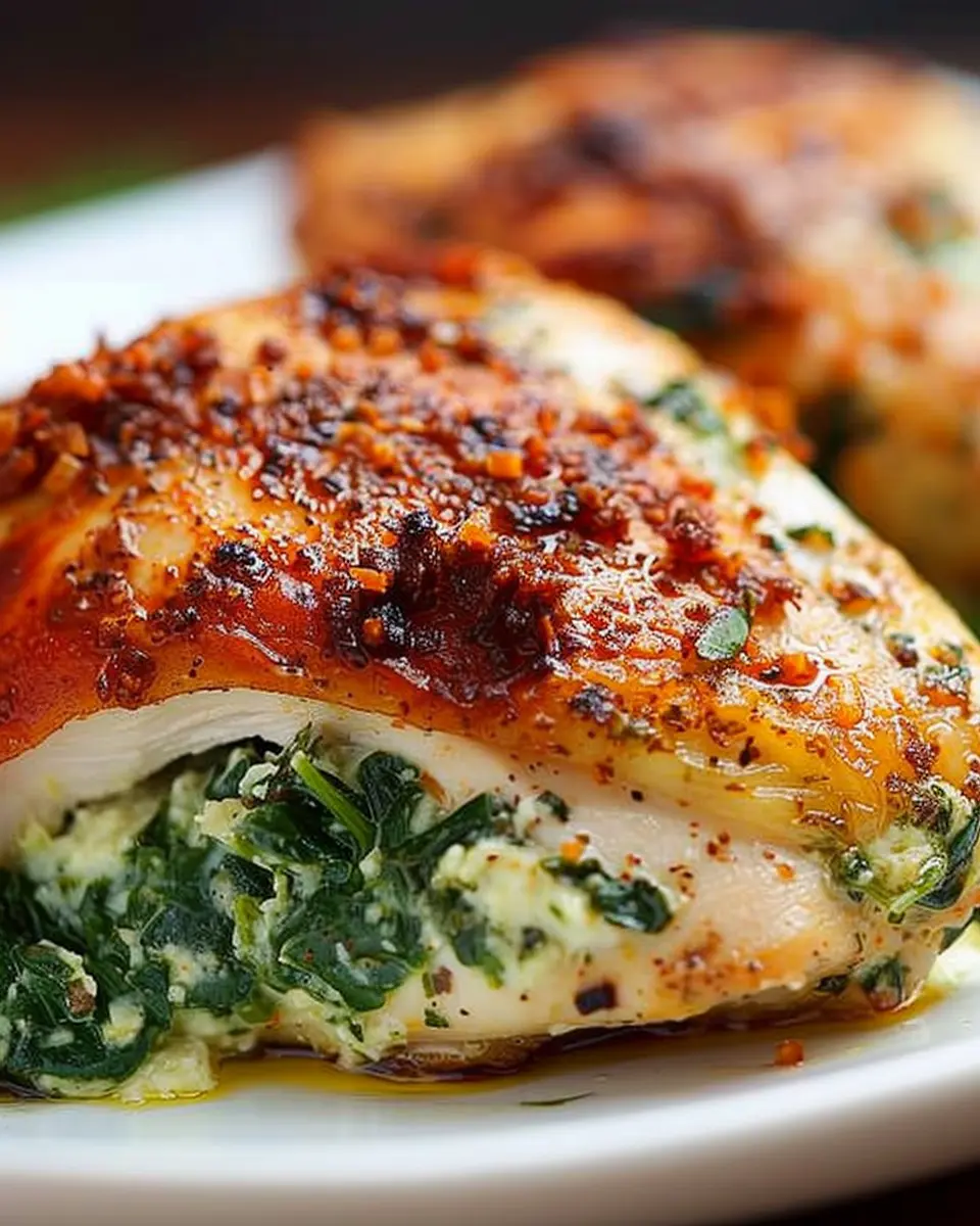 Spinach Stuffed Chicken